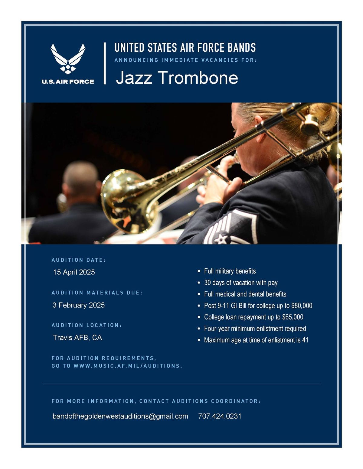 Jazz Trombone Audition