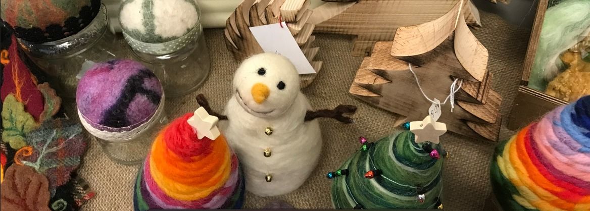 Needle Felted Snowman Workshop