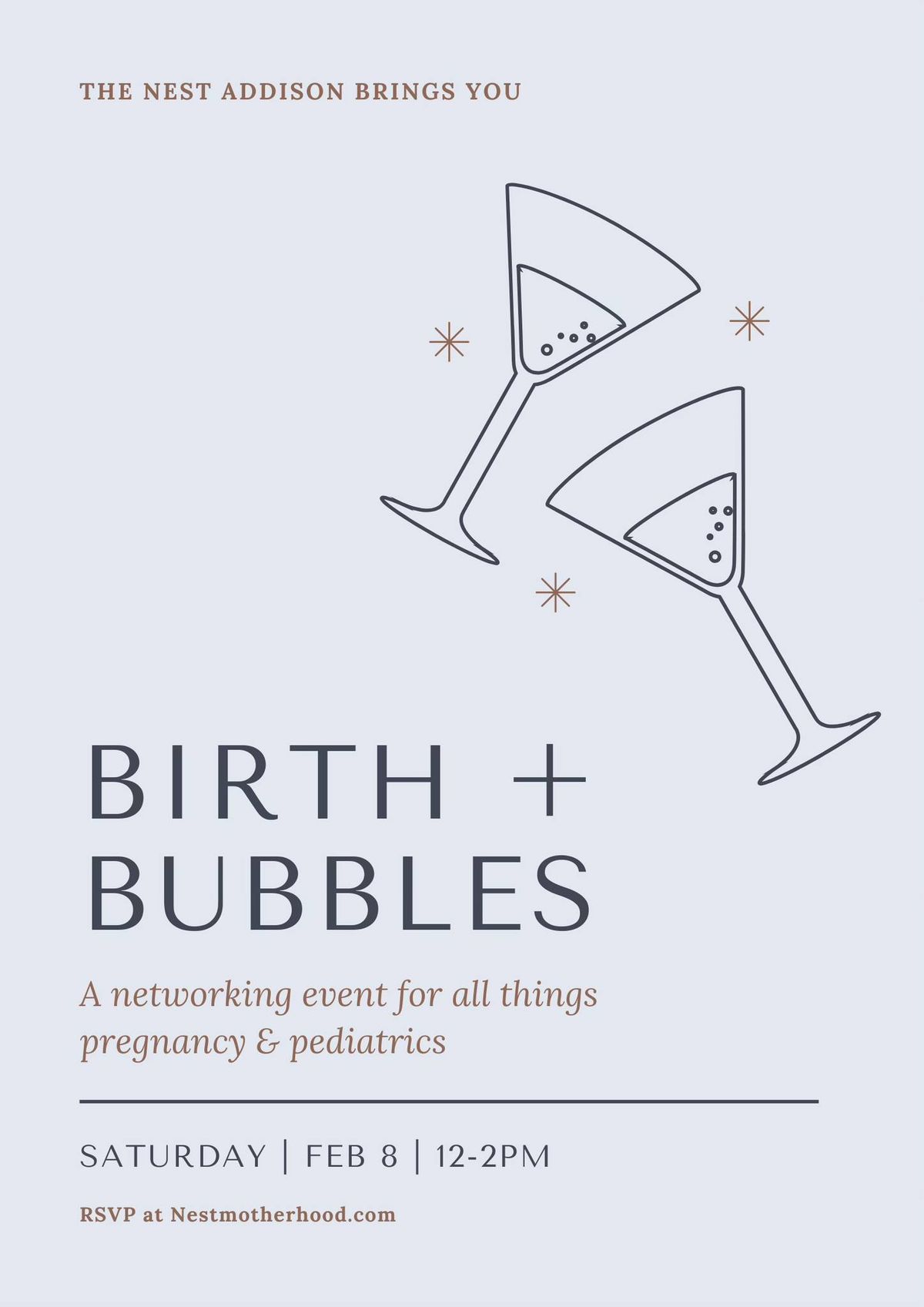 Birth + Bubbles--A networking event