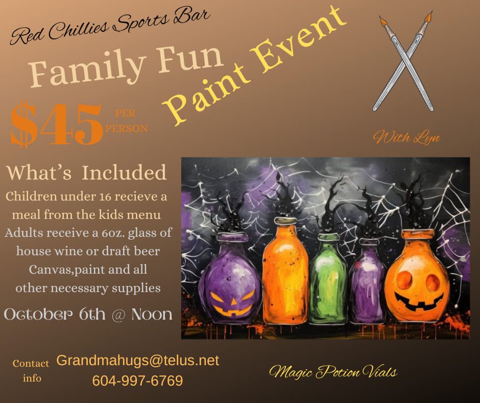 Family Fun Paint Event