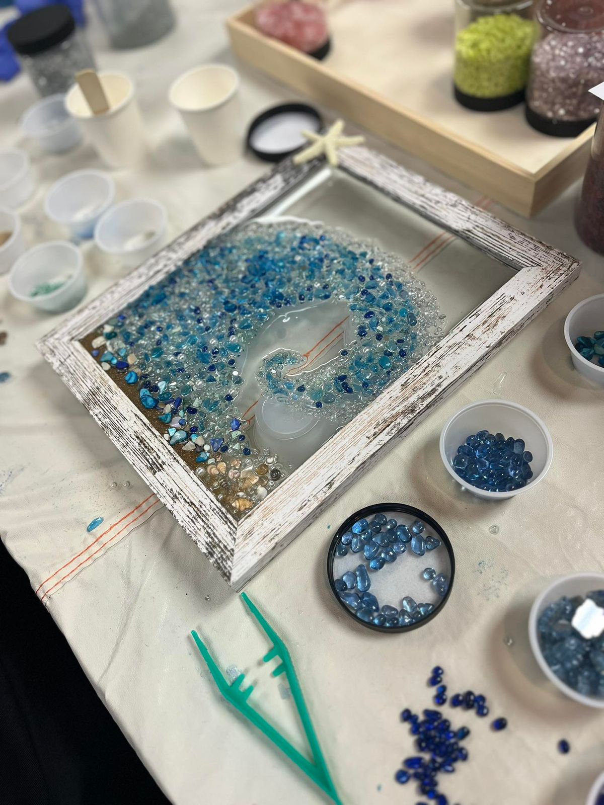 Resin Art at The Shore Club