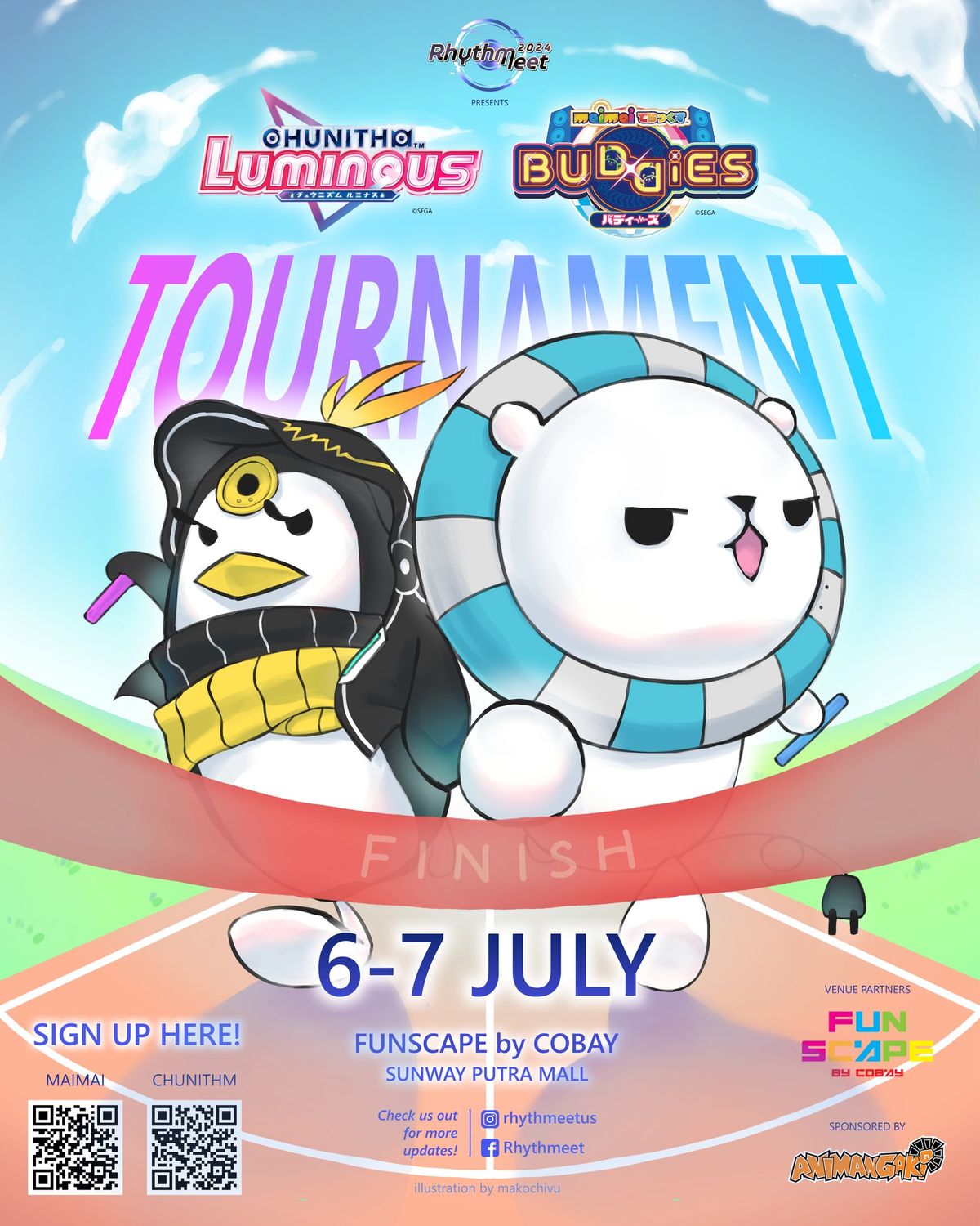 Rhythmeet 2024 maimai & Chunithm Arcade Tournaments