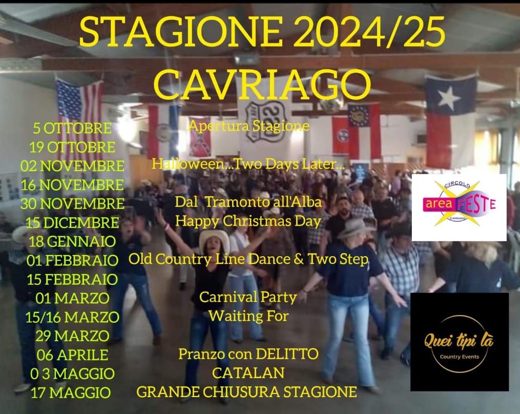 STAGIONE 2024\/25 AREA FESTE CAVRIAGO 