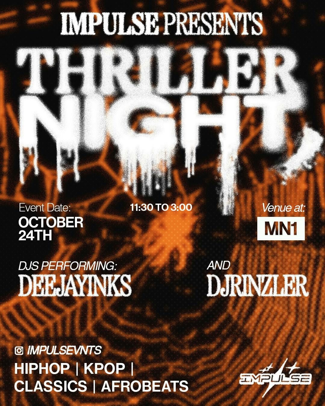 \u26a1\ufe0fIMPULSE THRILLER NIGHT\u26a1\ufe0f