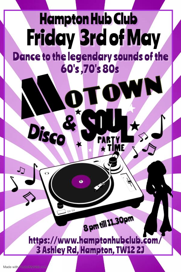Motown Soul & Disco 60s,70,80s