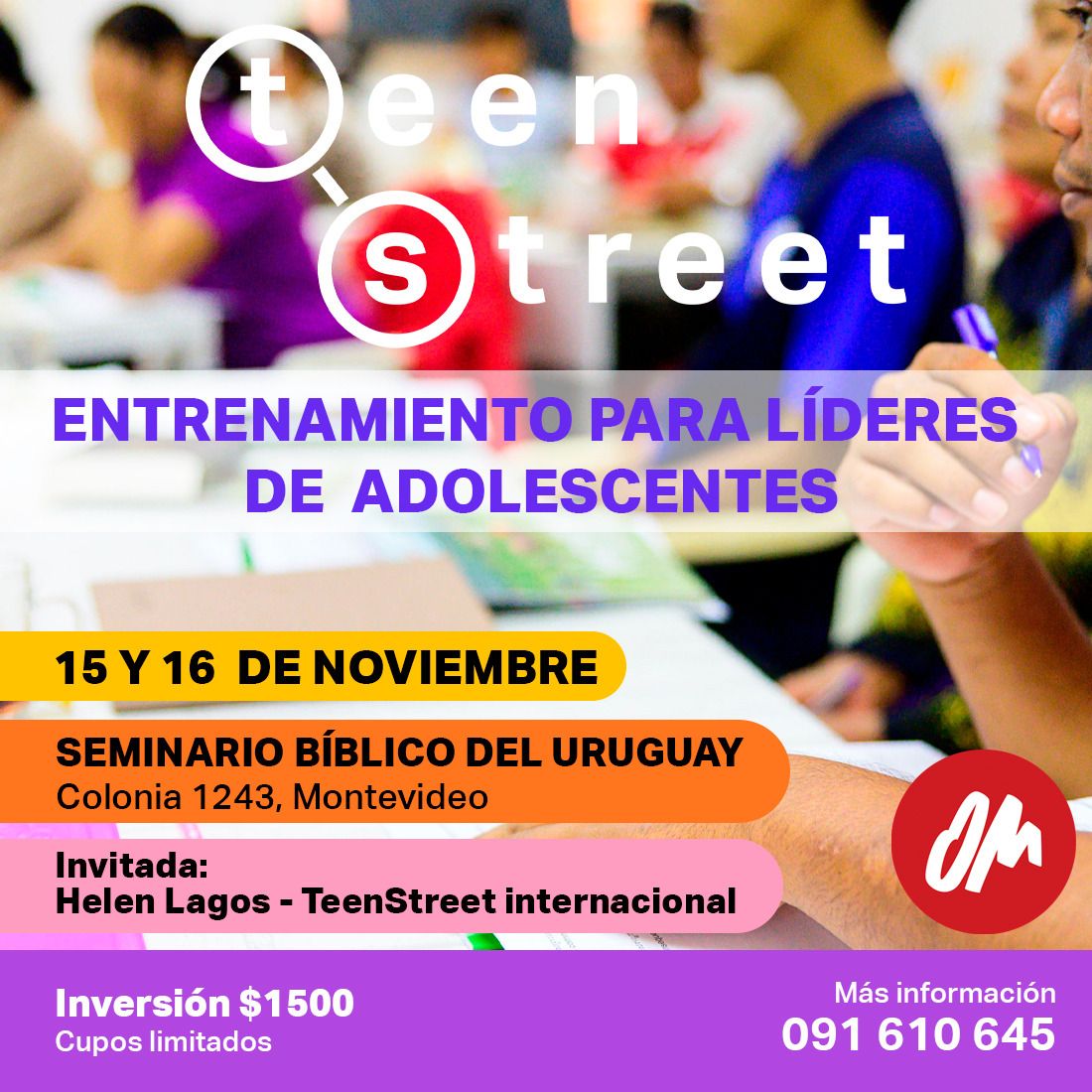 Entrenamiento intensivo para l\u00edderes de adolescentes