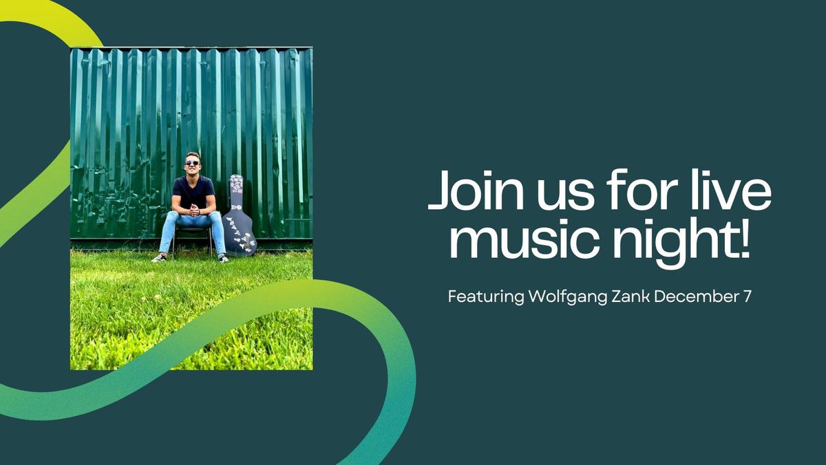 Live Music from Wolfgang Zank at Princeton Valley!