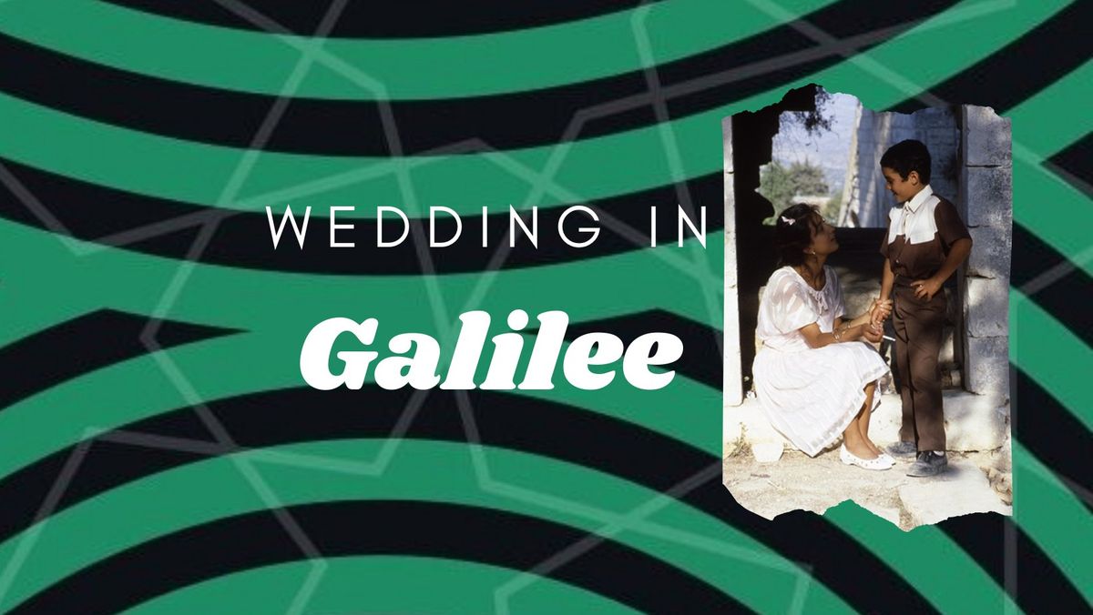 \ud83c\udfac Filmavond: Wedding in Galilee \u2013 Een bijzondere Palestijnse filmervaring