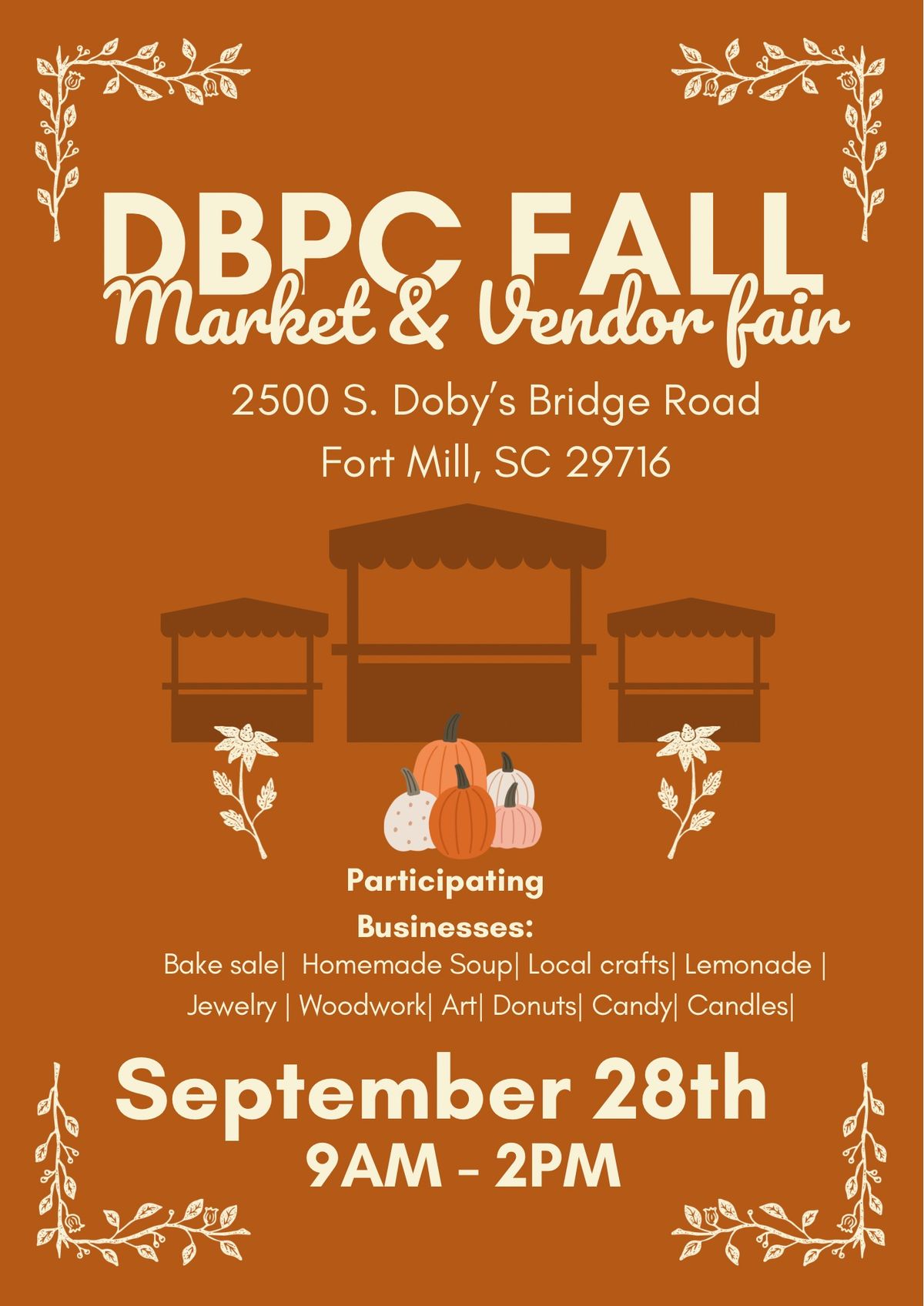 DBPC Fall Market & Vendor Fair