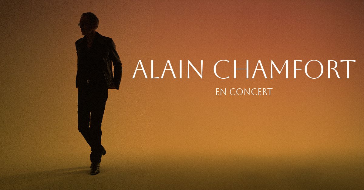 ALAIN CHAMFORT en concert \u00e0 ERSTEIN