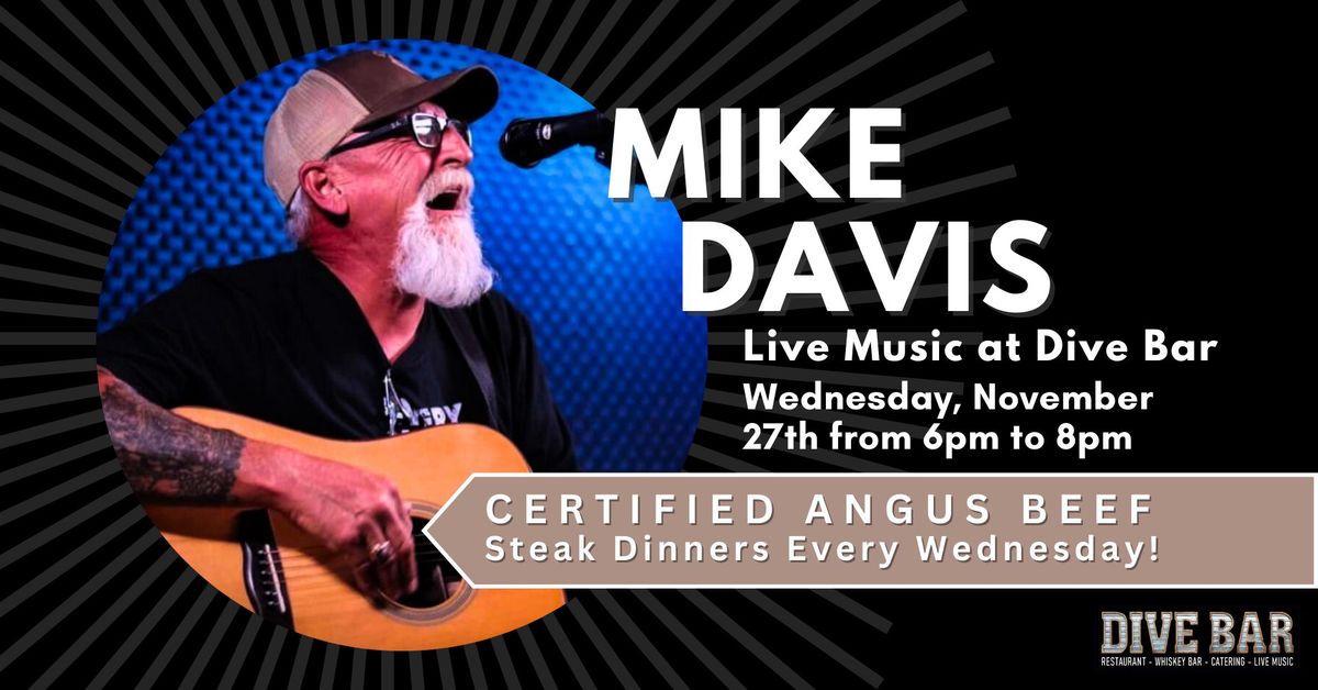 Mike Davis at Dive Bar for Certified Angus Beef Steak Night