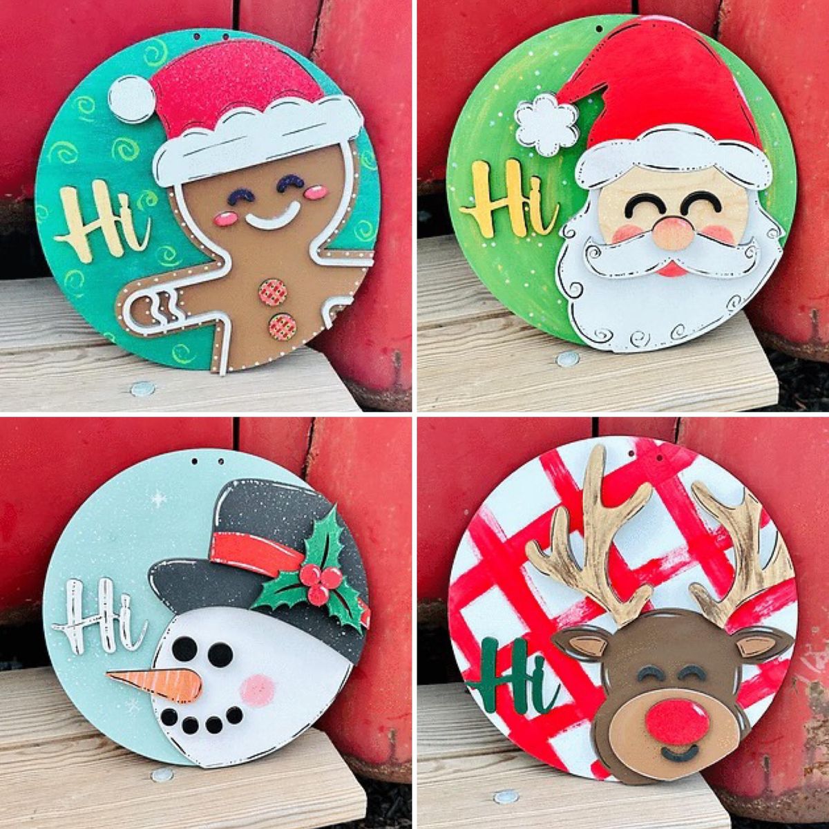 Kids DIY- Holiday Door Hanger