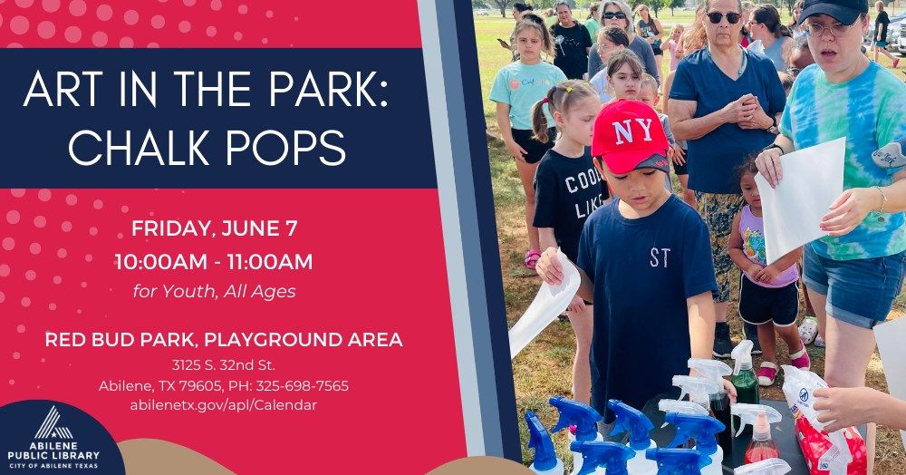 Art in the Park: Chalk Pops (South Branch)