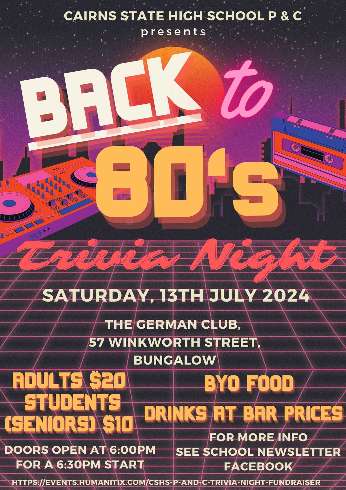 P&C Trivia Night: And it's BACK TO THE 80s!