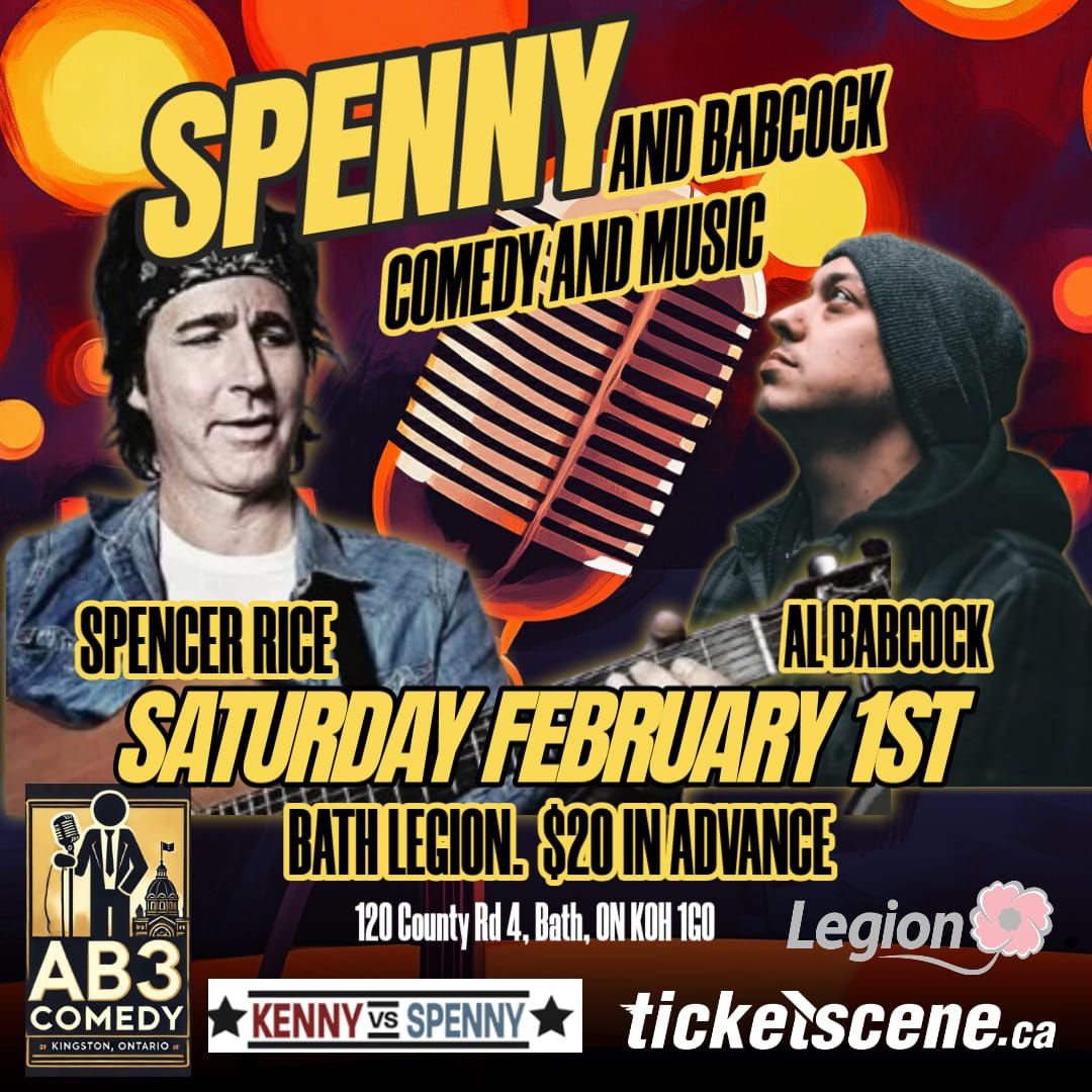 Spenny (Kenny vs Spenny) and Al Babcock Live in Bath. A Night Of Music And Comedy