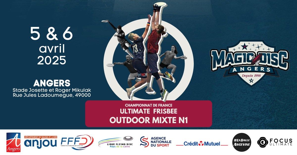 CHAMPIONNAT DE FRANCE ULTIMATE FRISBEE OUTDOOR MIXTE 