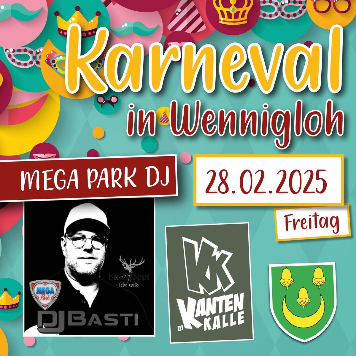 Karneval in Wennigloh 2025 - Kanten Kalle, DJ Basti und ein tolles Programm