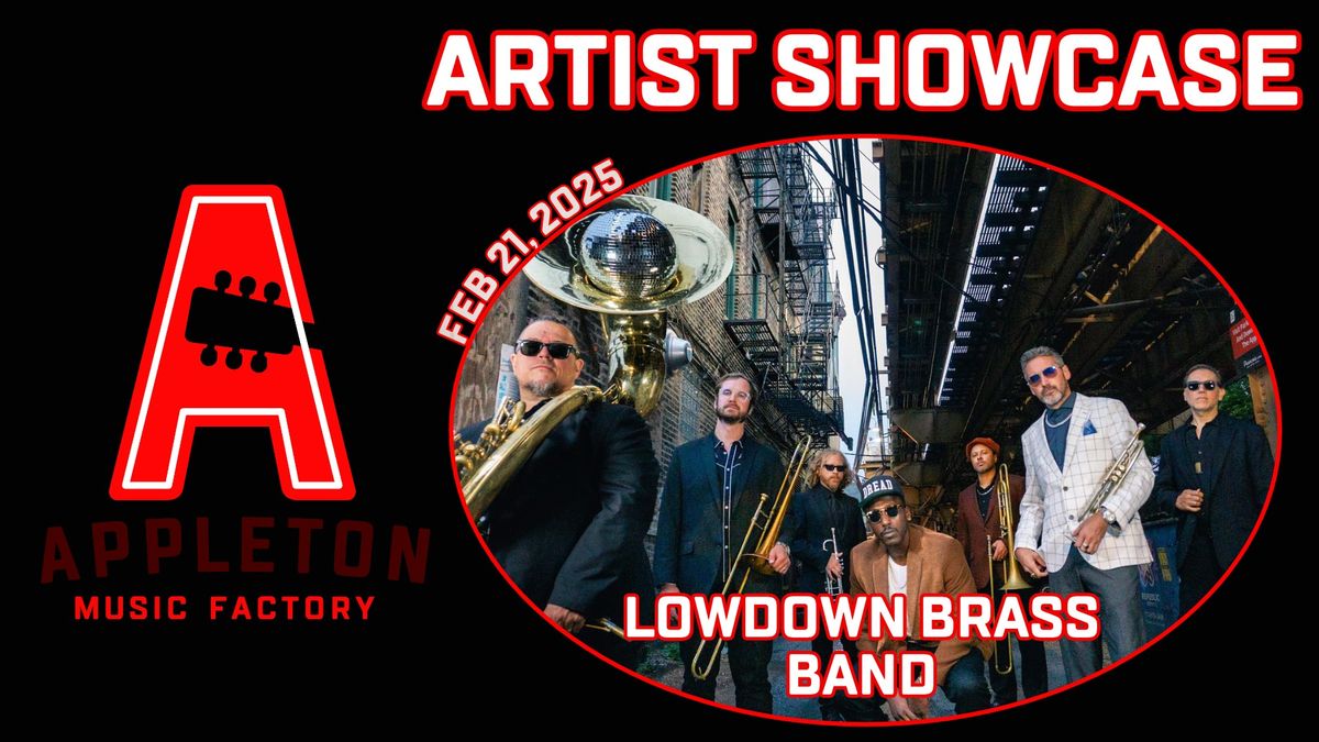 LowDown Brass Band with Damien Liriano at Appleton Beer Factory