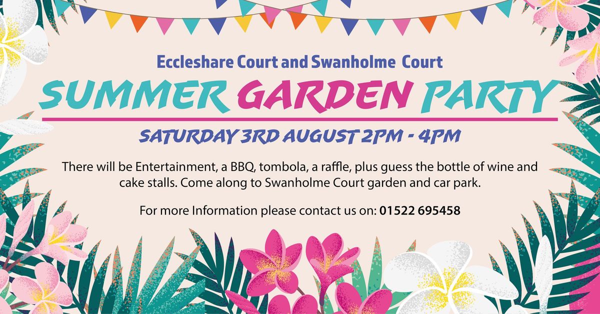 Swanholme Court and Eccleshare Court Summer Garden Party