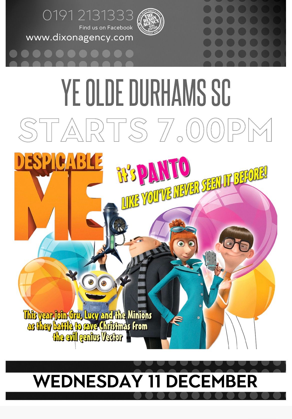 Panto - despicable Me 