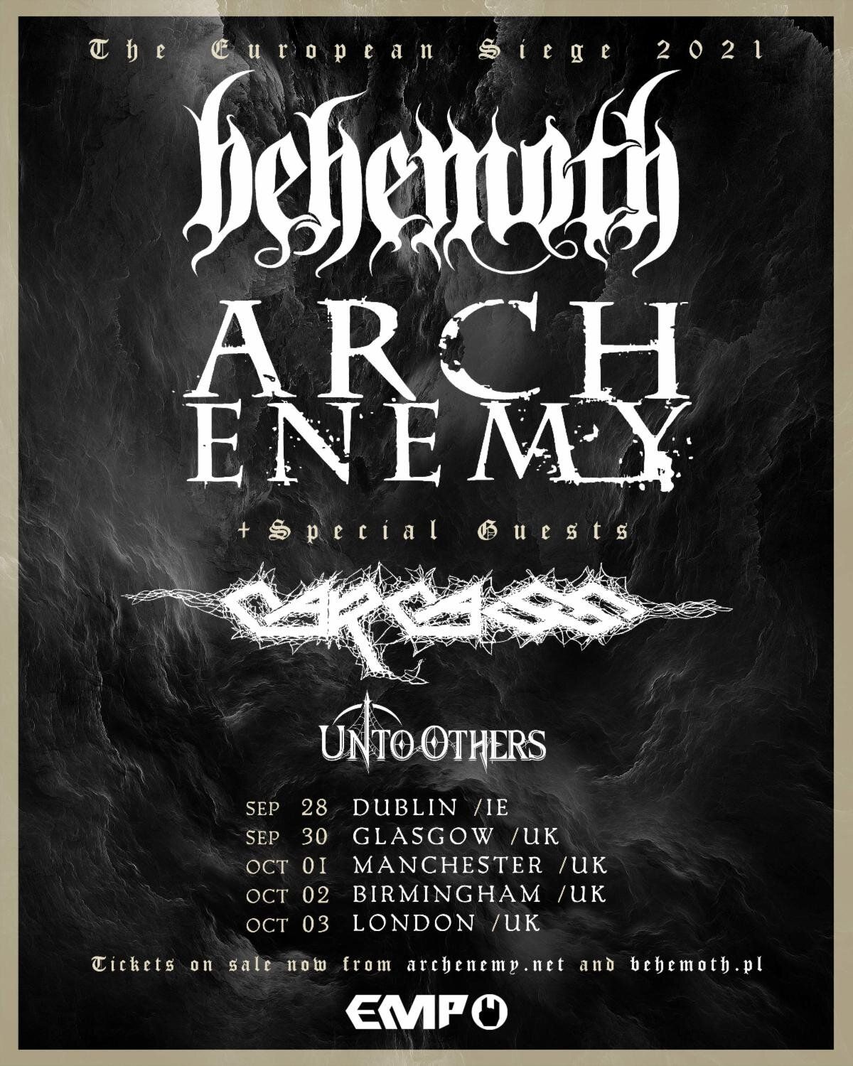 Behemoth London Tickets