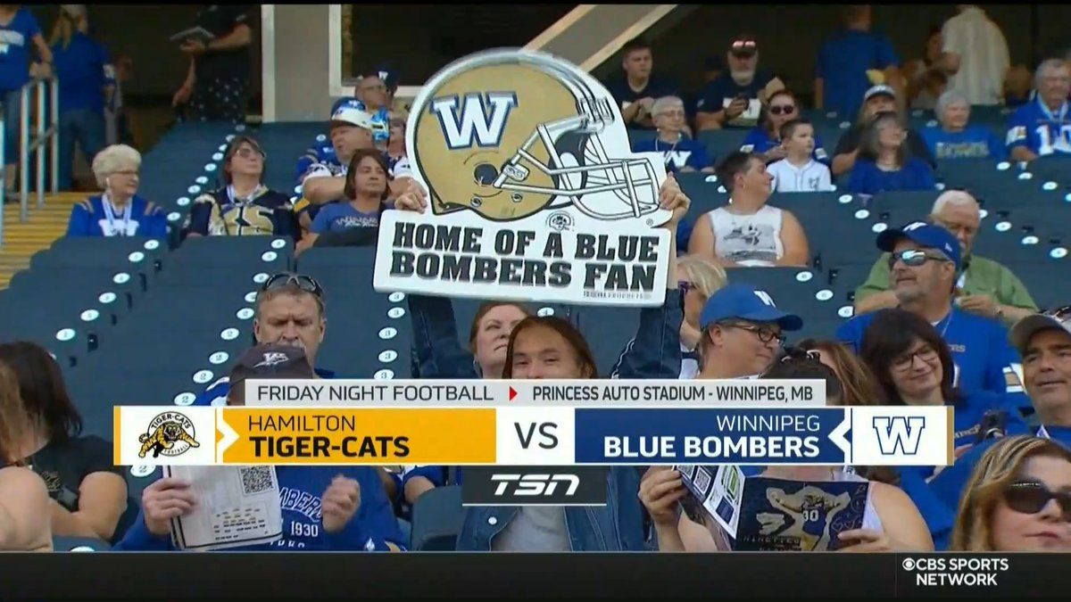 Hamilton Tigercats at Winnipeg Blue Bombers at Princess Auto Stadium