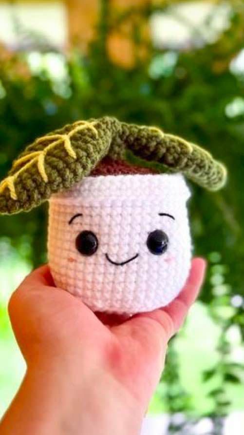 Plant Plushie Crocheting