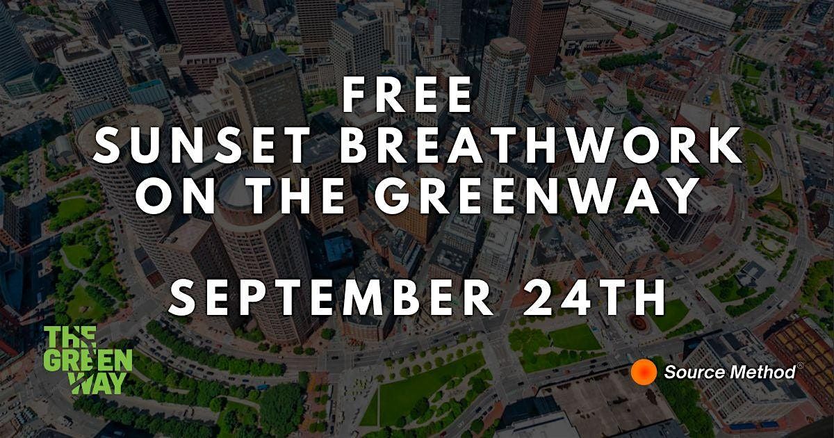FREE Sunset Breathwork on The Greenway (September 24th)
