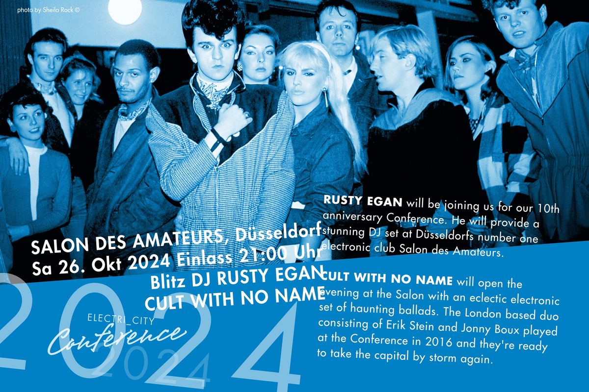 BLITZ Club @ Salon des Amateurs w DJ RUSTY EGAN and CULT WITH NO NAME