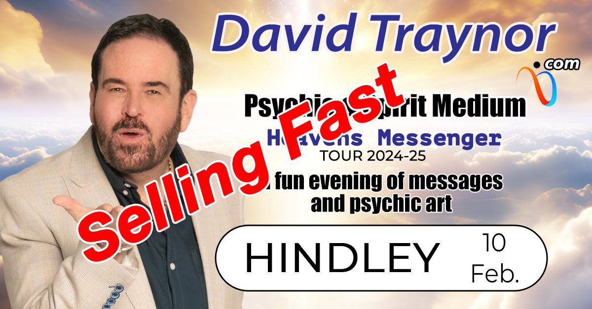 A fun evening of mediumship & psychic art in Hindley, Wigan with David Traynor.