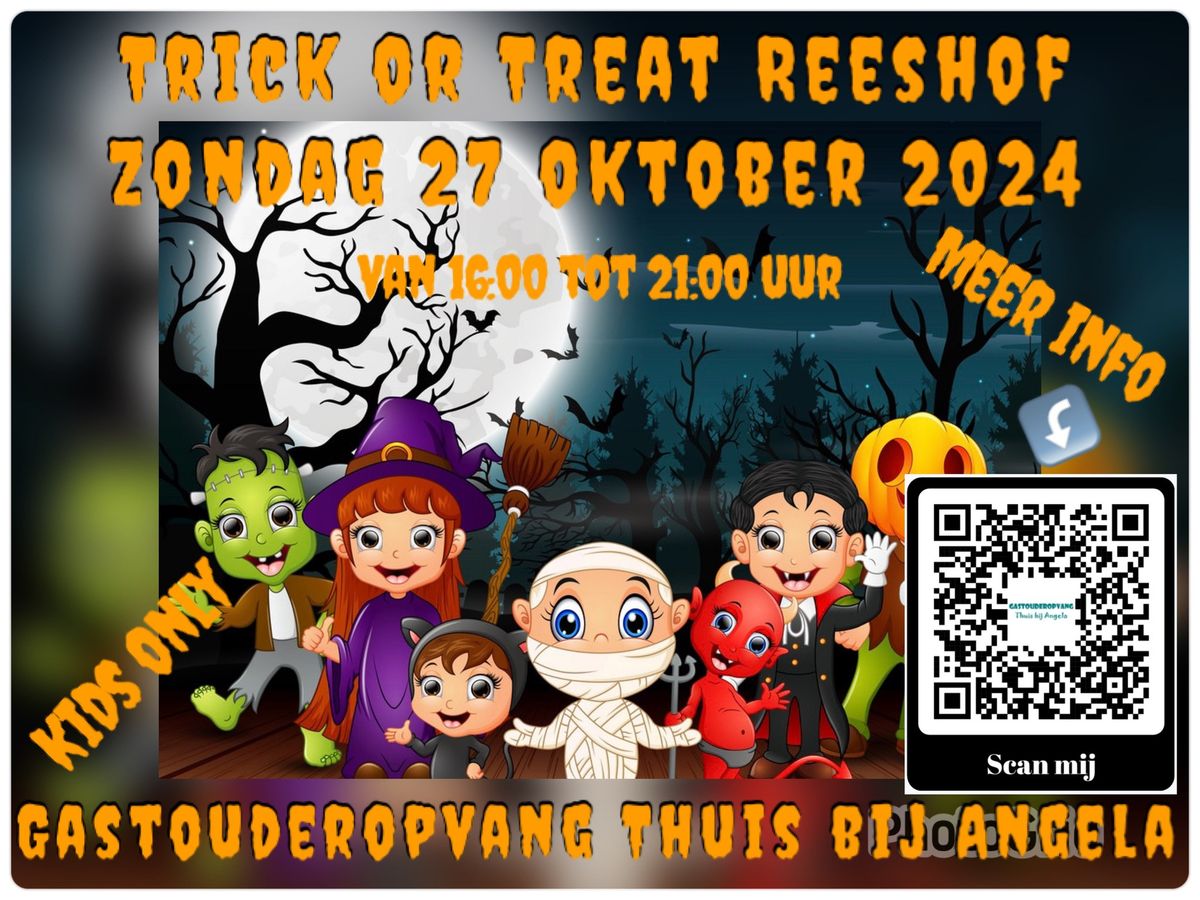 \ud83d\udc7bTrick or Treat\ud83c\udf83 Reeshof zondag 27 oktober 2024