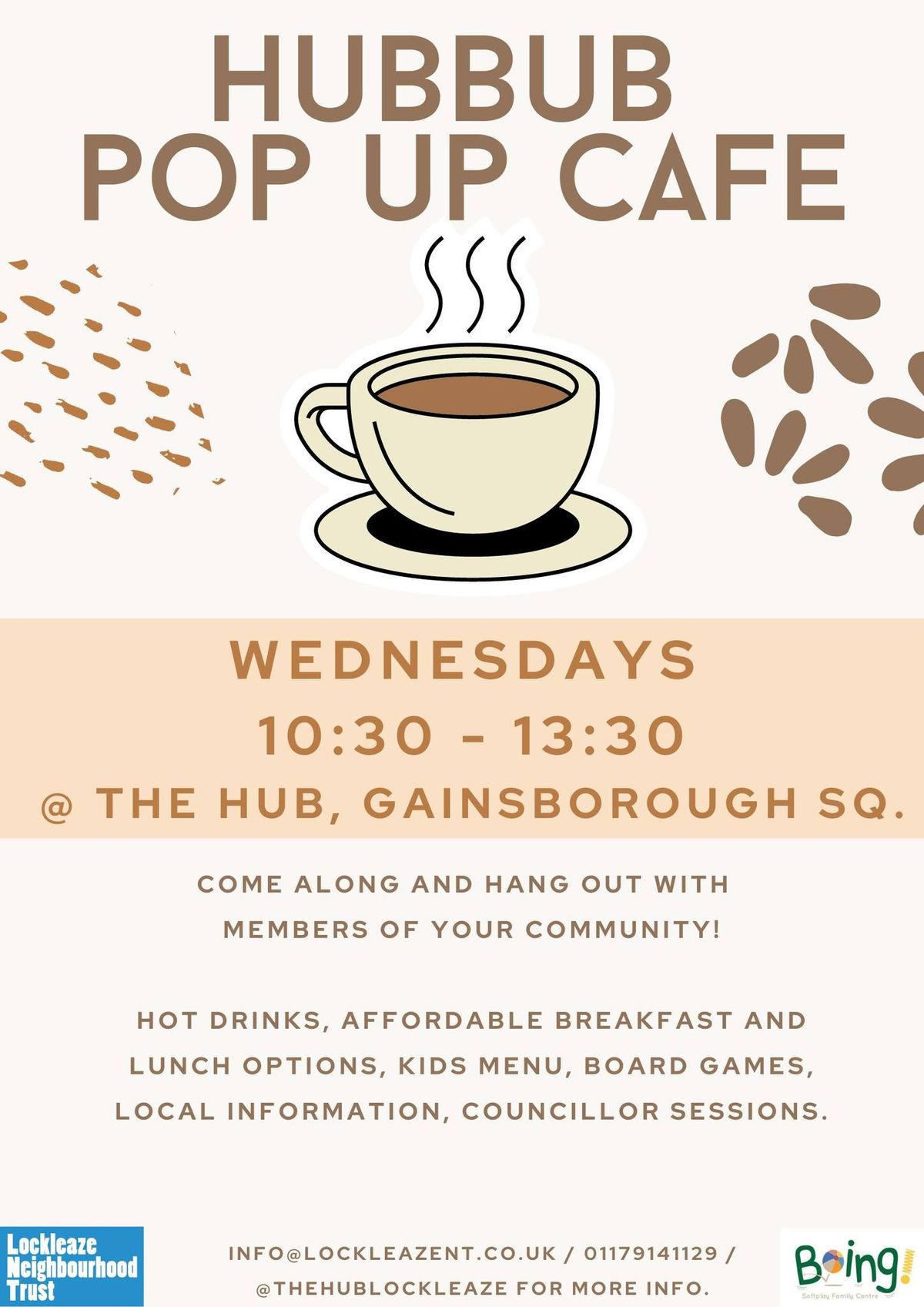 Hubbub Pop Up Cafe - Lockleaze