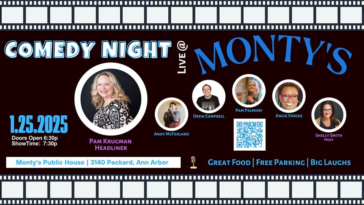 Comedy Night at Monty's Public House - Ann Arbor