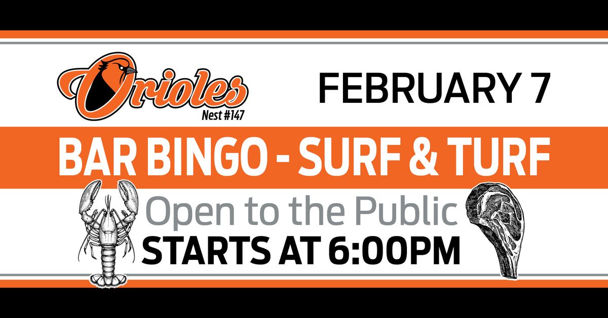 Bar Bingo: Surf & Turf