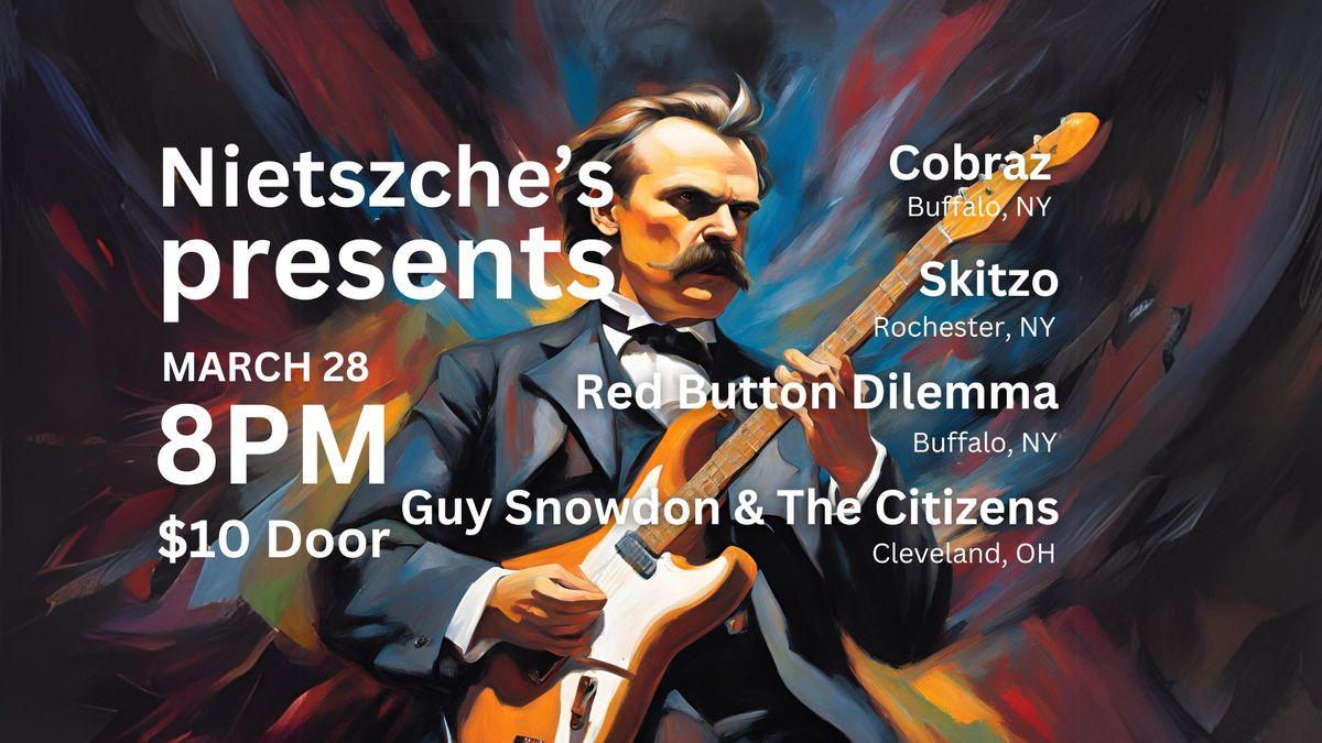 Cobraz + Skitzo + Red Button Dilemma + Guy Snowdon & The Citizens