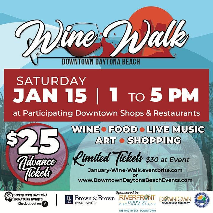 January Wine Walk 2022, 2 REGISTRATION LOCATIONS North & South