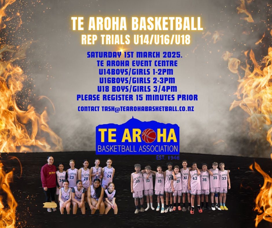 2025 Te Aroha basketball rep trials