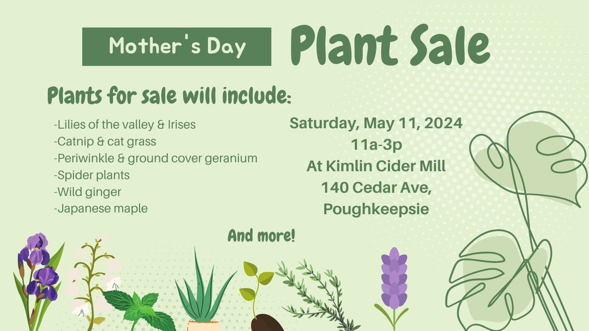 Annual Mother's Day Plant Sale
