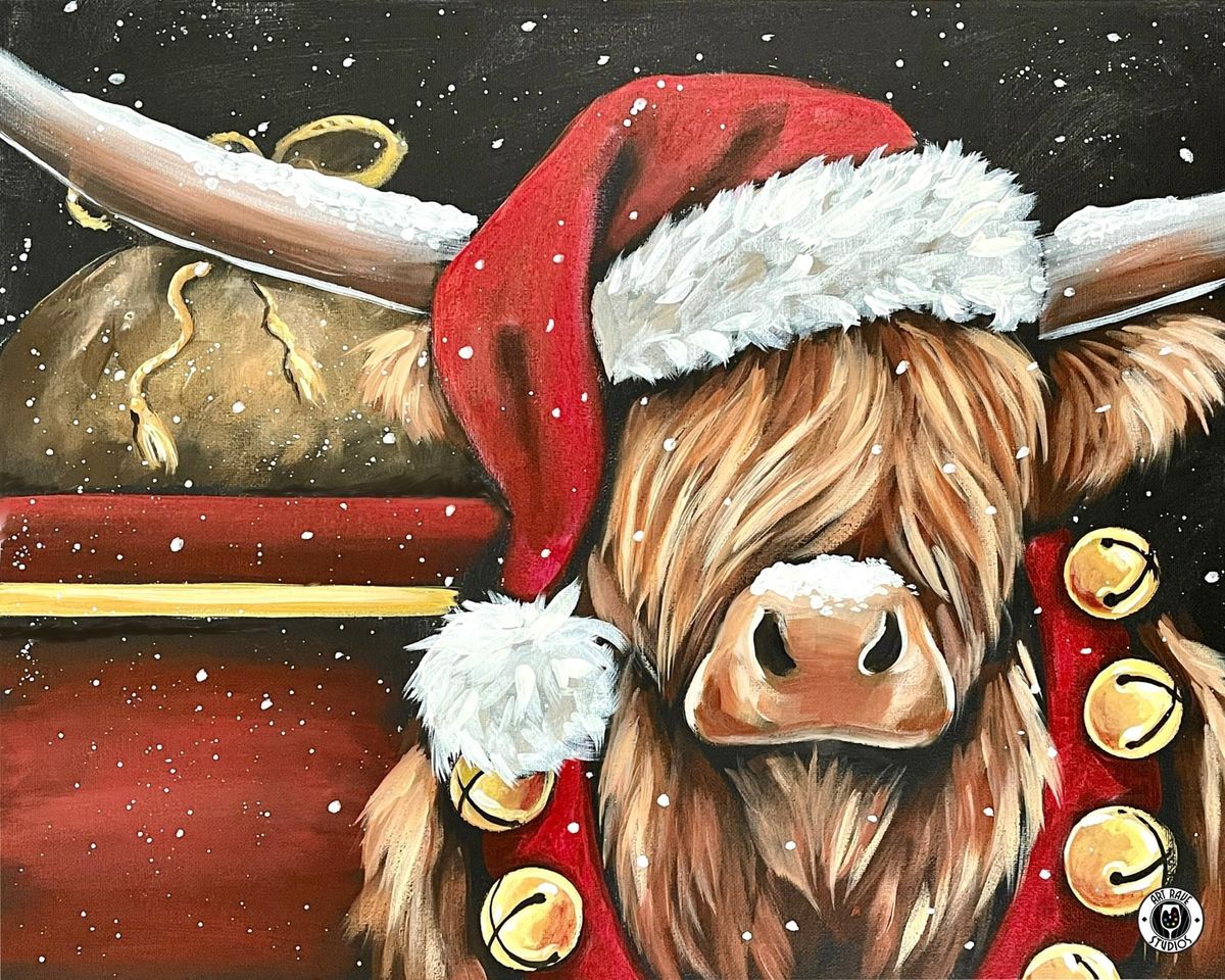 HAPPY HIGHLANDER HOLIDAYS Sip and Paint