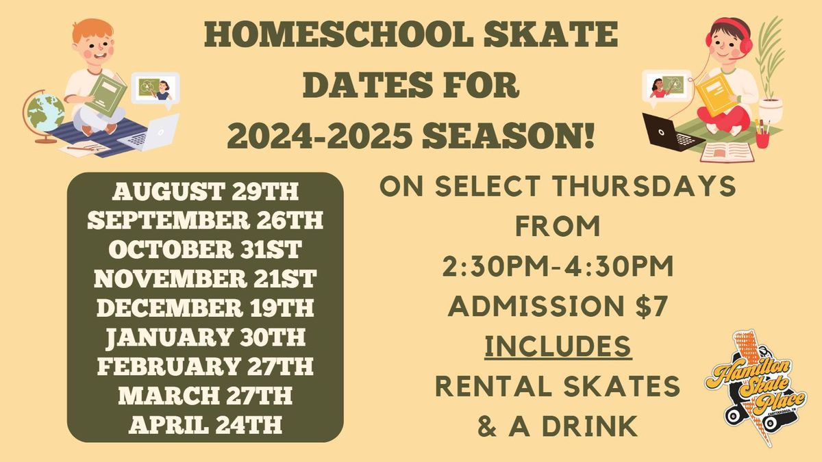 April Homeschool Skate