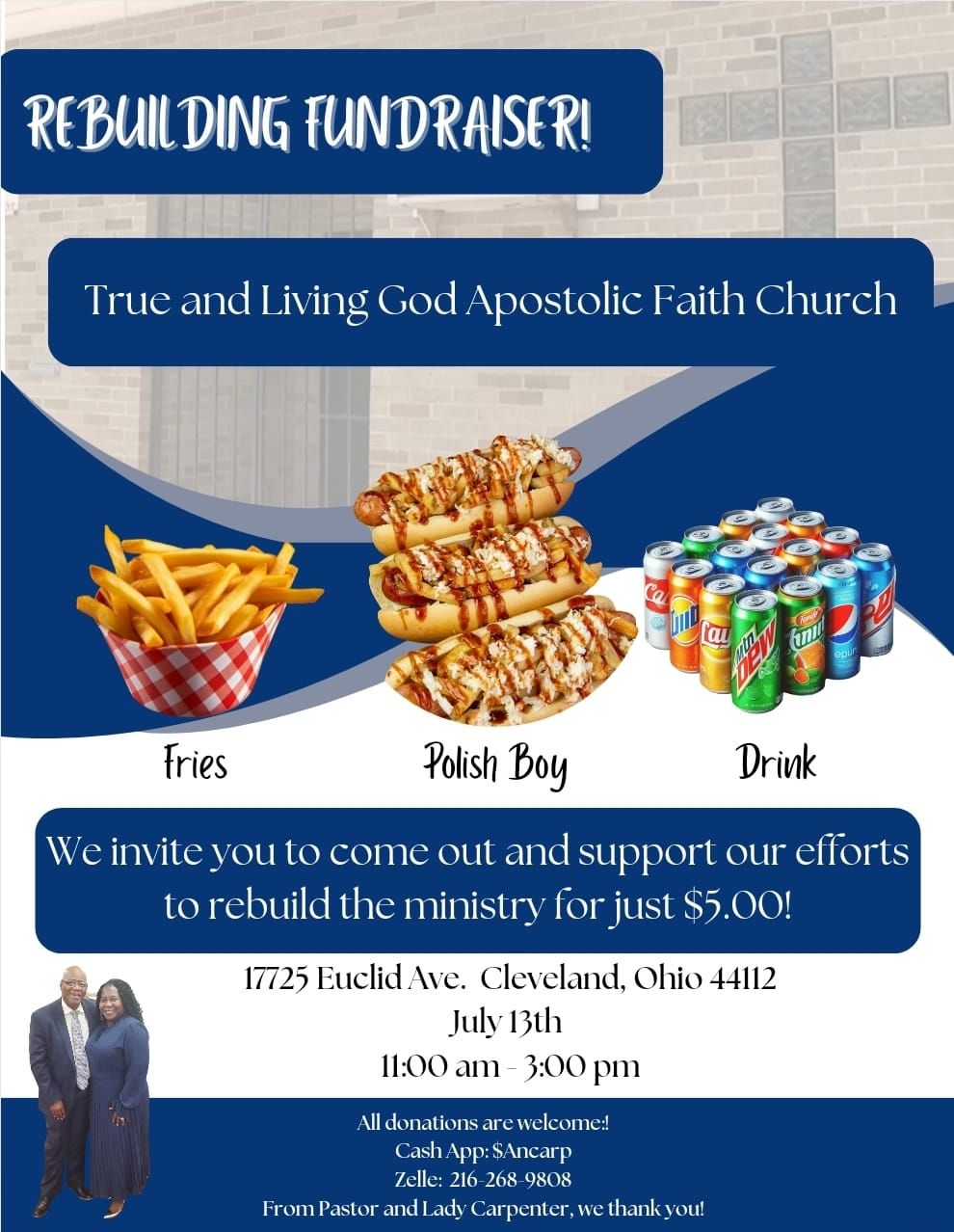 Rebuild Ministry Fundraiser