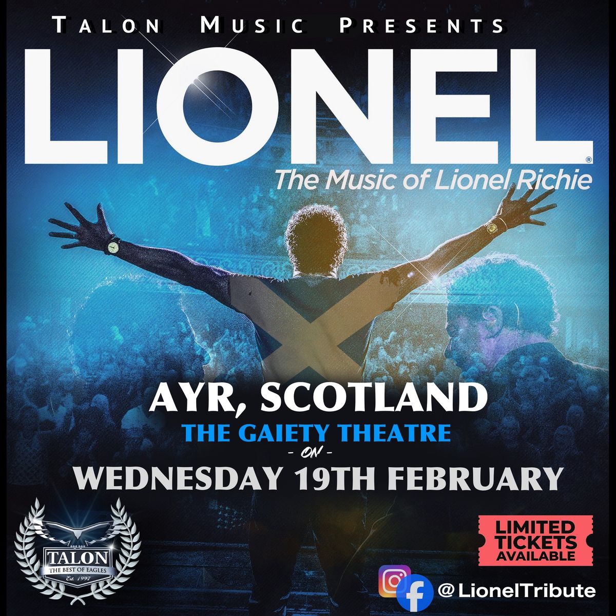 LIONEL TRIBUTE @ AYR, GAIETY THEATRE