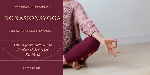 Donasjonsyoga - Yin Yoga og Yoga Nidra med Astrid