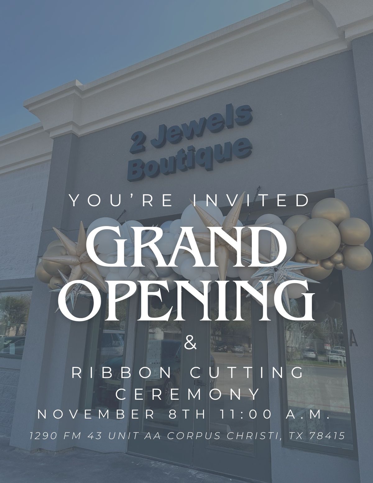 Ribbon Cutting For 2 Jewels Boutique