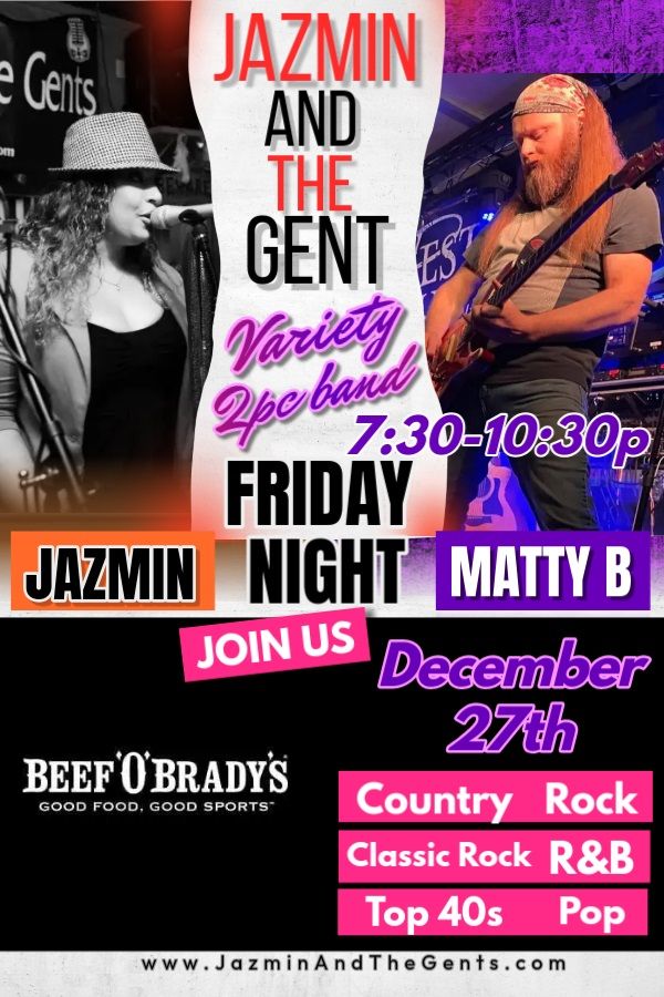 2pc - Beef 'O' Bradys - Friday December 27th 7:30-10:30p