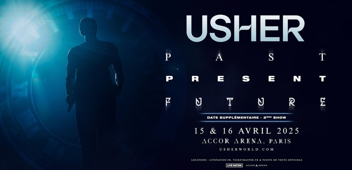 USHER | Accor Arena, Paris - 15 & 16 avril 2025