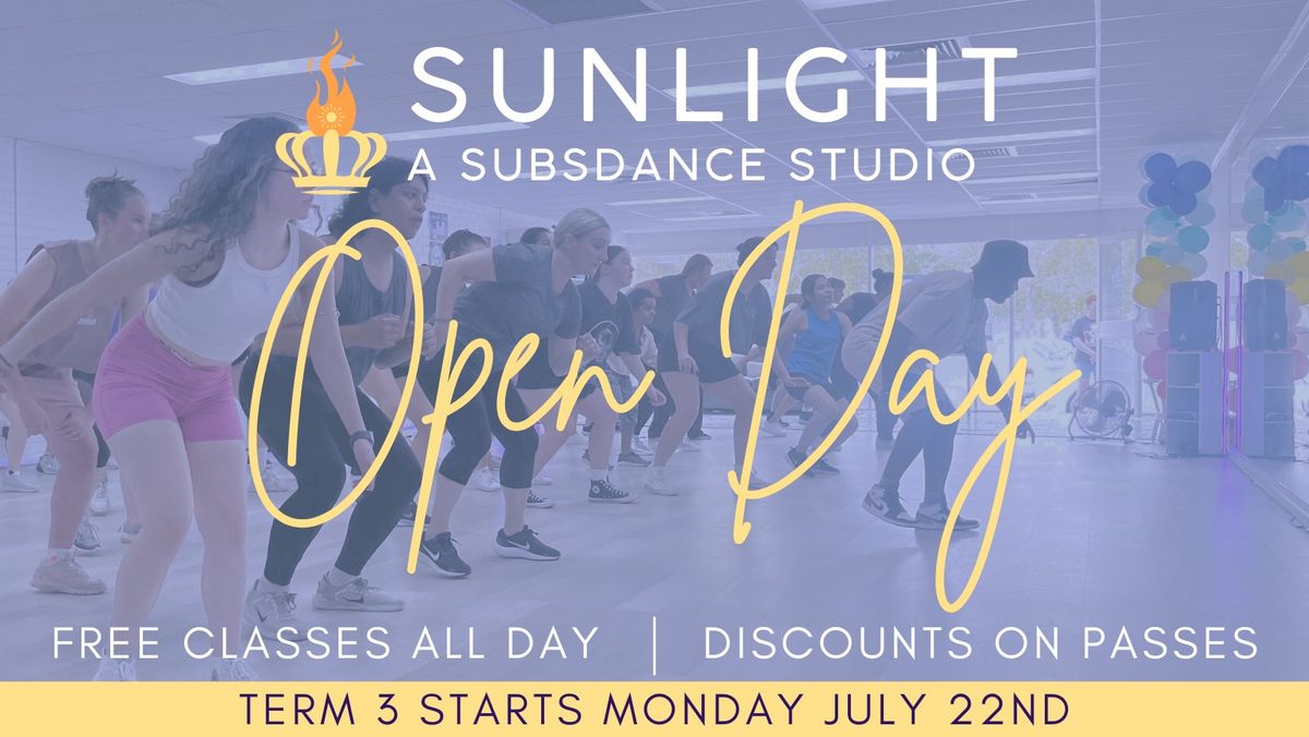 Subsdance Sunlight Term 3 Open Day