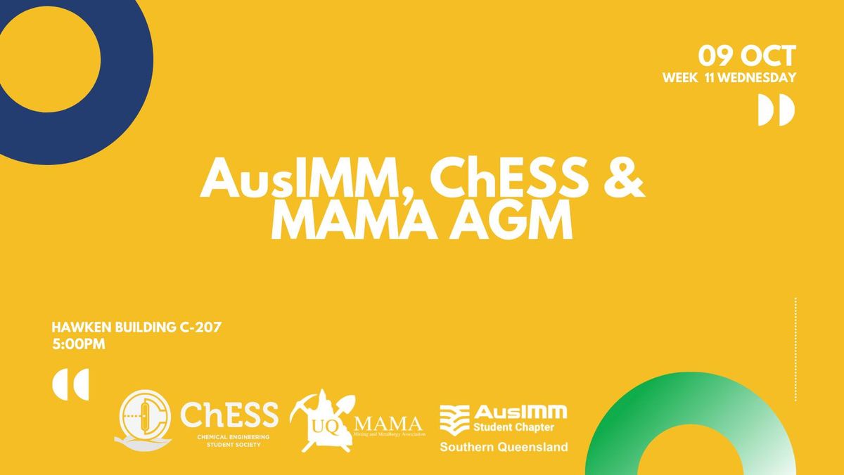 ChESS x MAMA x AusIMM AGM