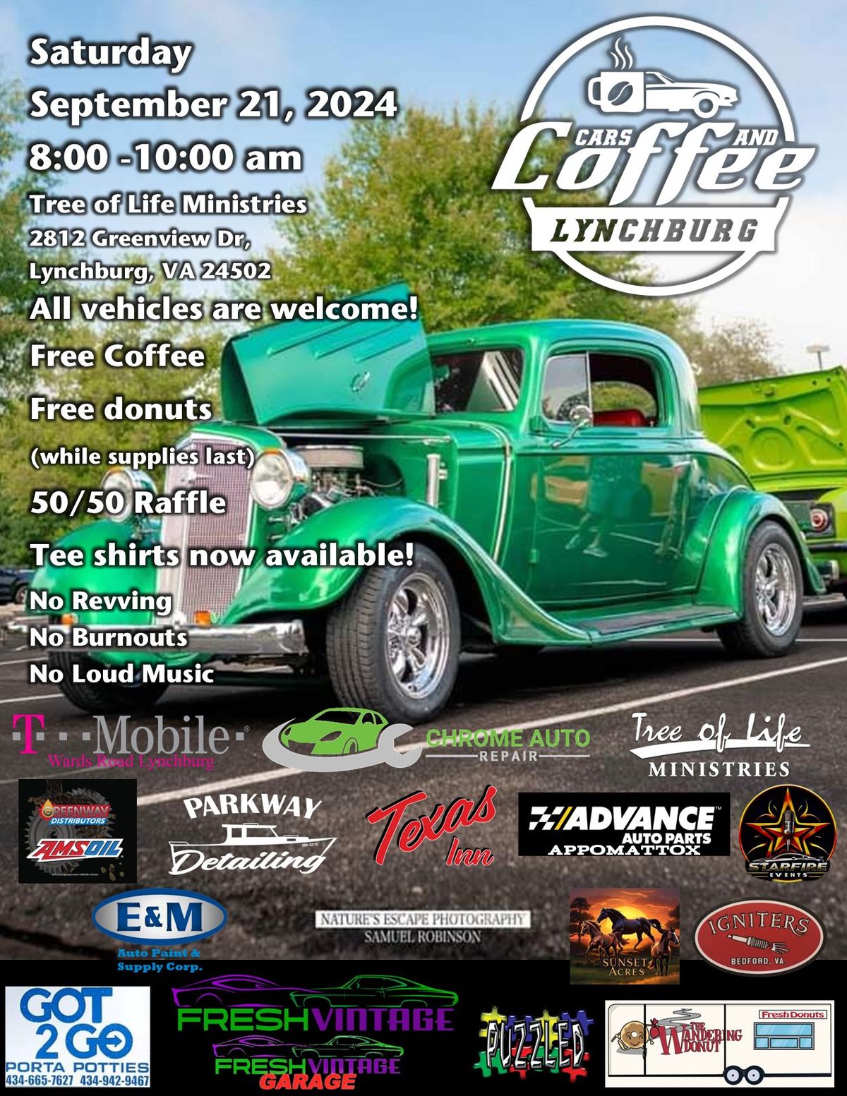 Cars & Coffee Lynchburg September Spectacular!