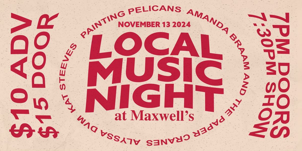 Local Music Night at Maxwell's